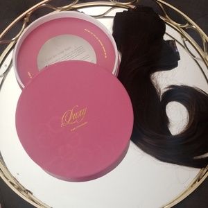 Luxy  16 inch hair extensions in mocha brown